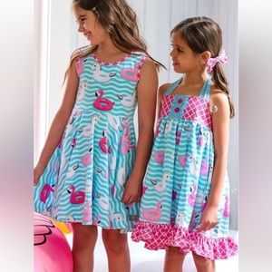 Eleanor Rose unicorn floatie halter dress - Size 5-6 *Perfect